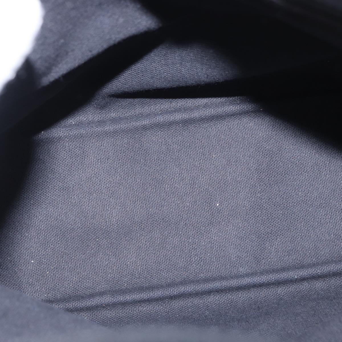 BURBERRY Nova Check Hand Bag PVC Beige Silver Auth ka234