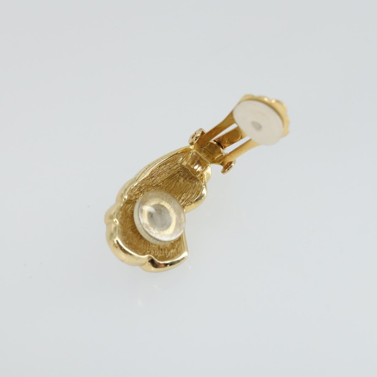 Christian Dior Earring metal 2 Set Gold Tone Auth ka2341