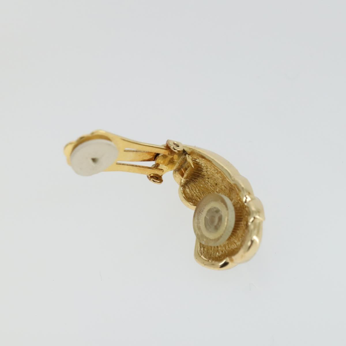 Christian Dior Earring metal 2 Set Gold Tone Auth ka2341