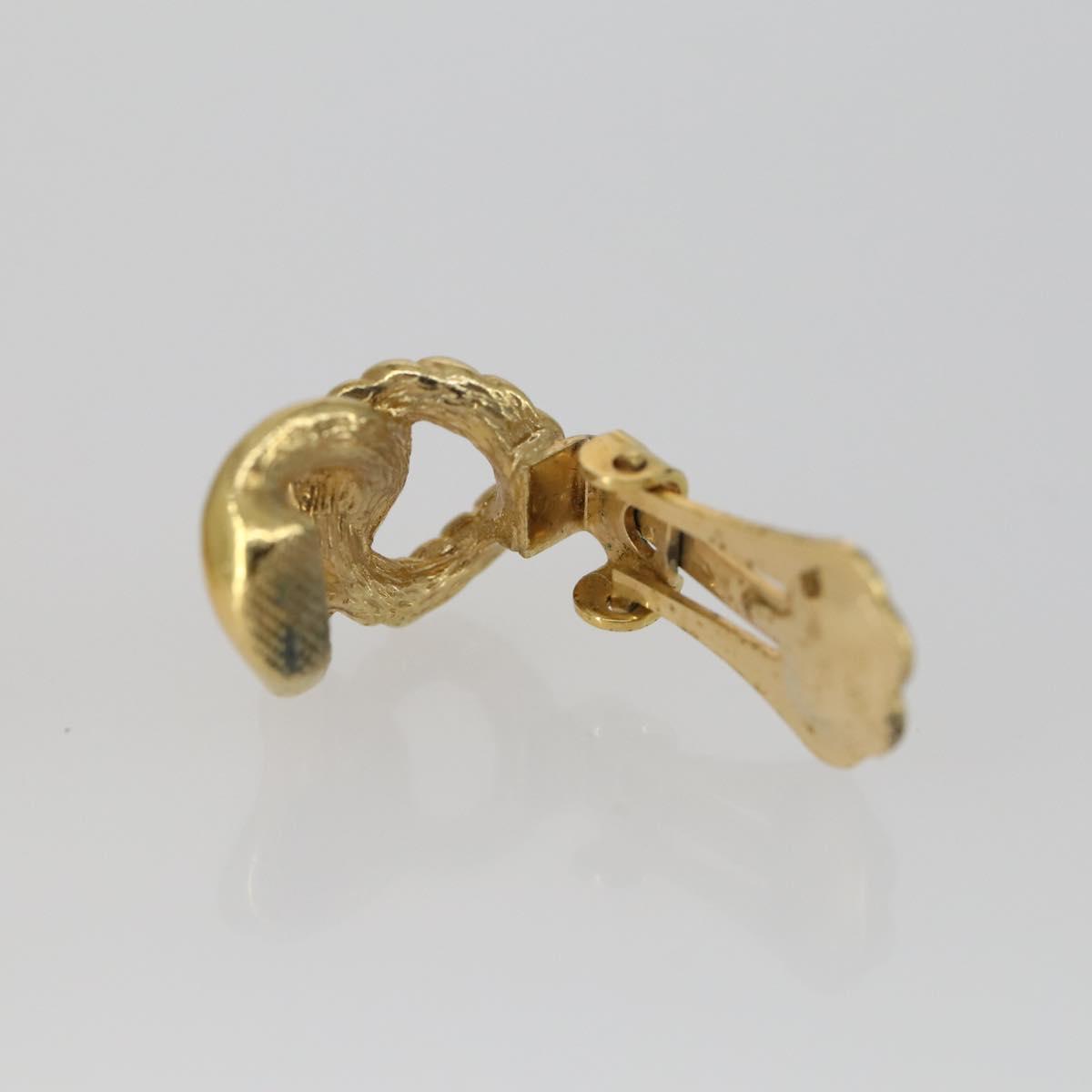 Christian Dior Earring metal 3 Set Gold Tone Auth ka2342
