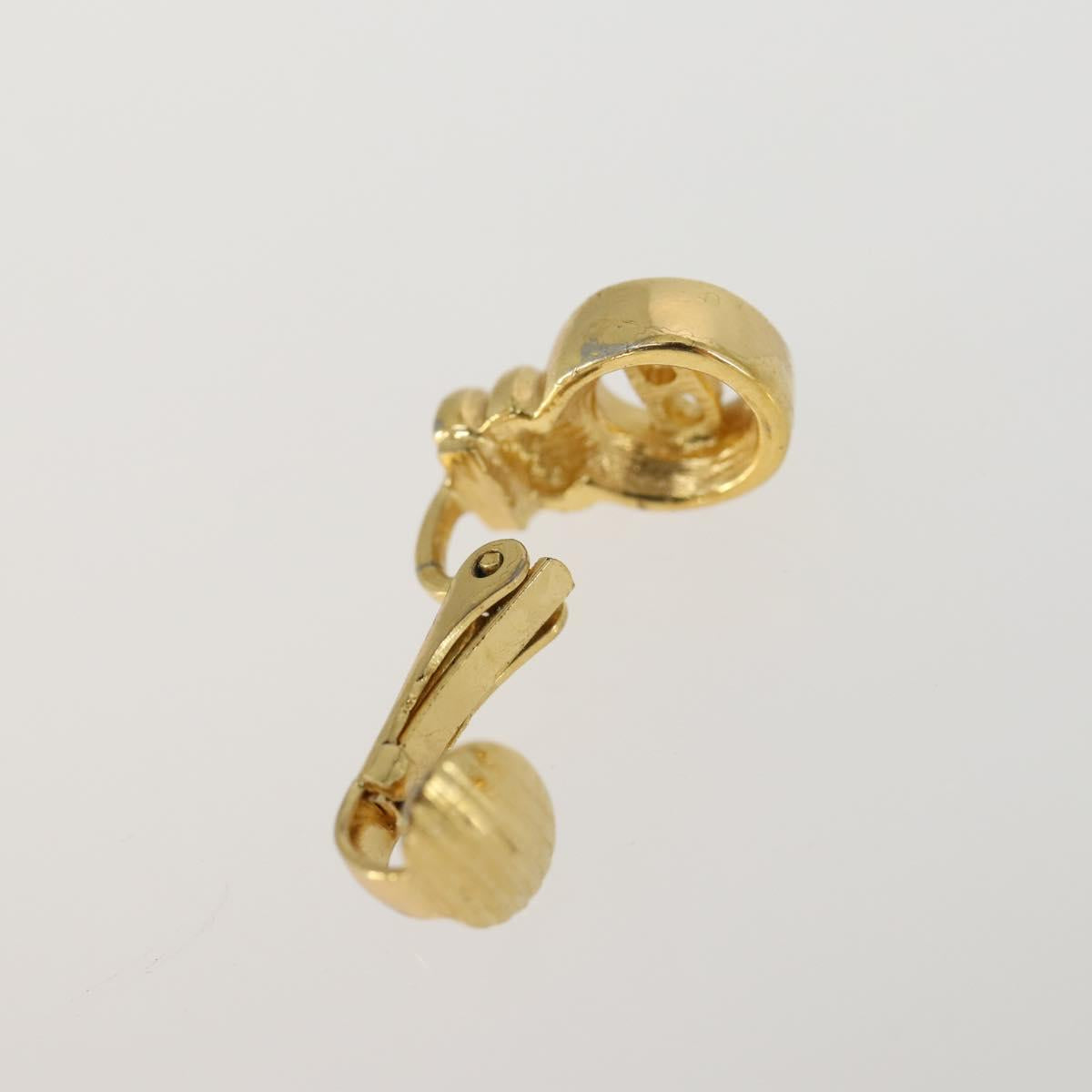 Christian Dior Earring metal 3 Set Gold Tone Auth ka2342
