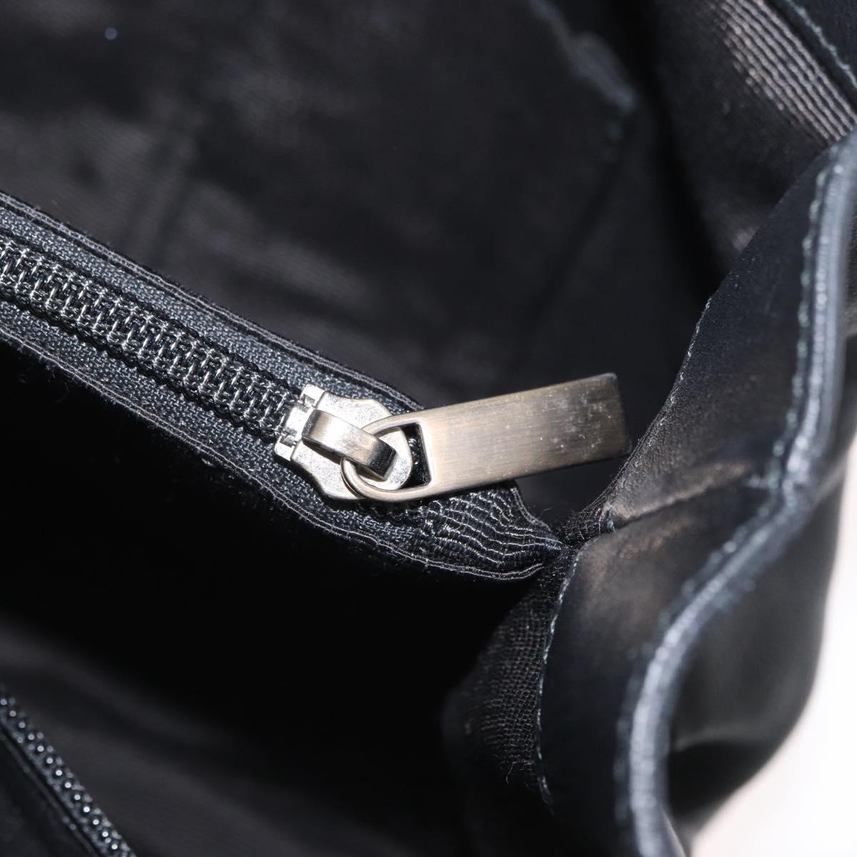 Salvatore Ferragamo Vara Ribbon Hand Bag Leather Black Auth ka2354