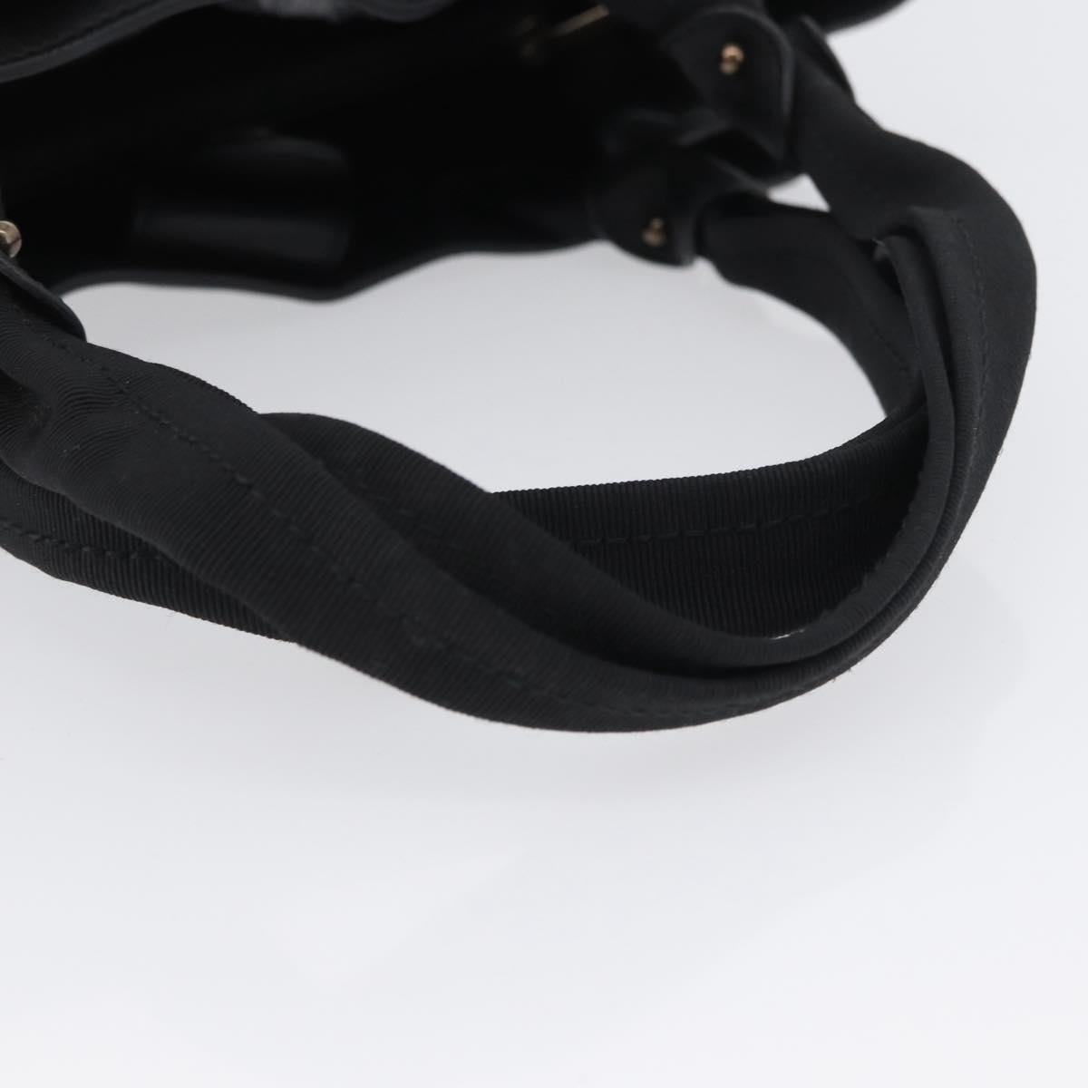 Salvatore Ferragamo Vara Ribbon Hand Bag Leather Black Auth ka2354