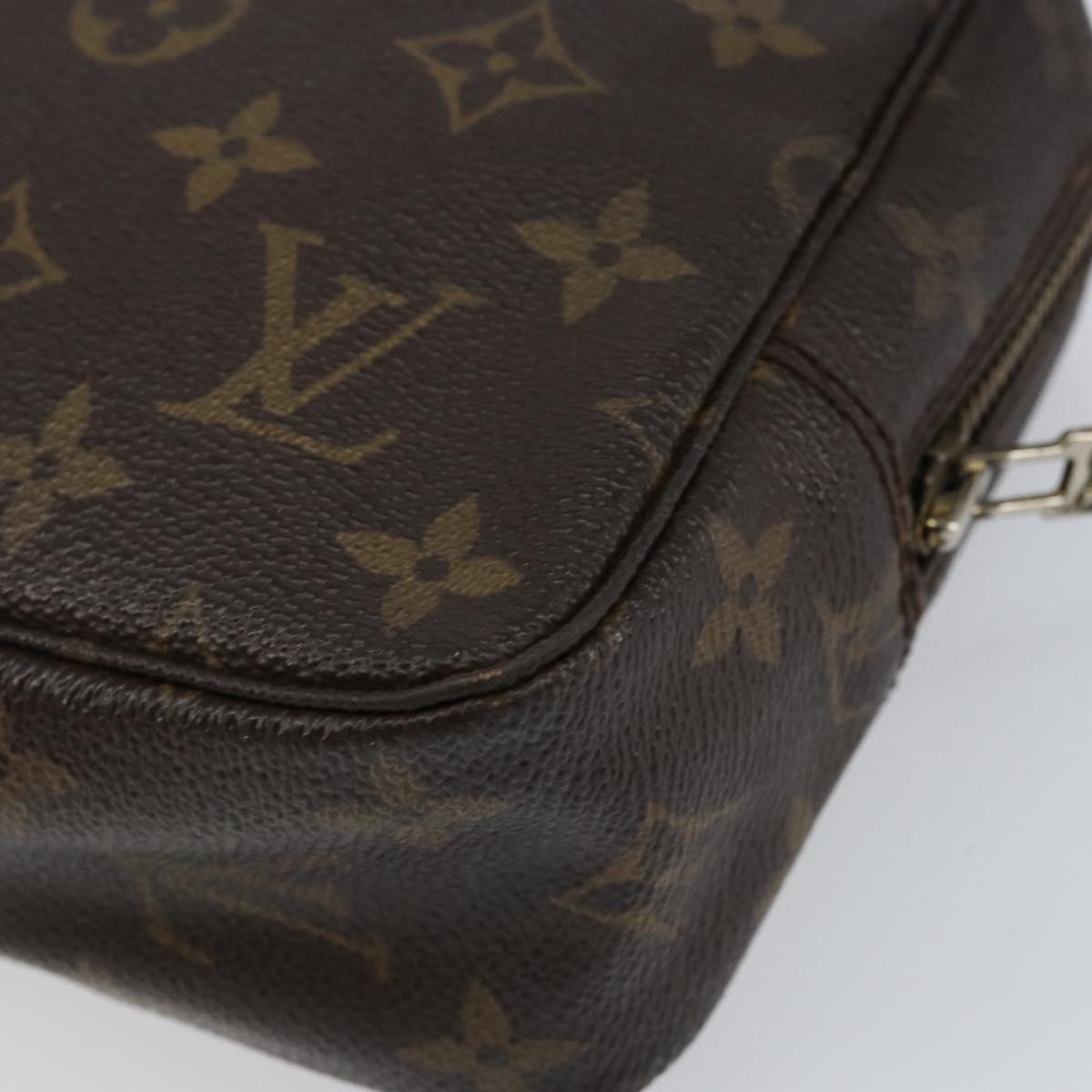 LOUIS VUITTON Monogram Trousse Toilette 23 Clutch Bag M47524 LV Auth ka236
