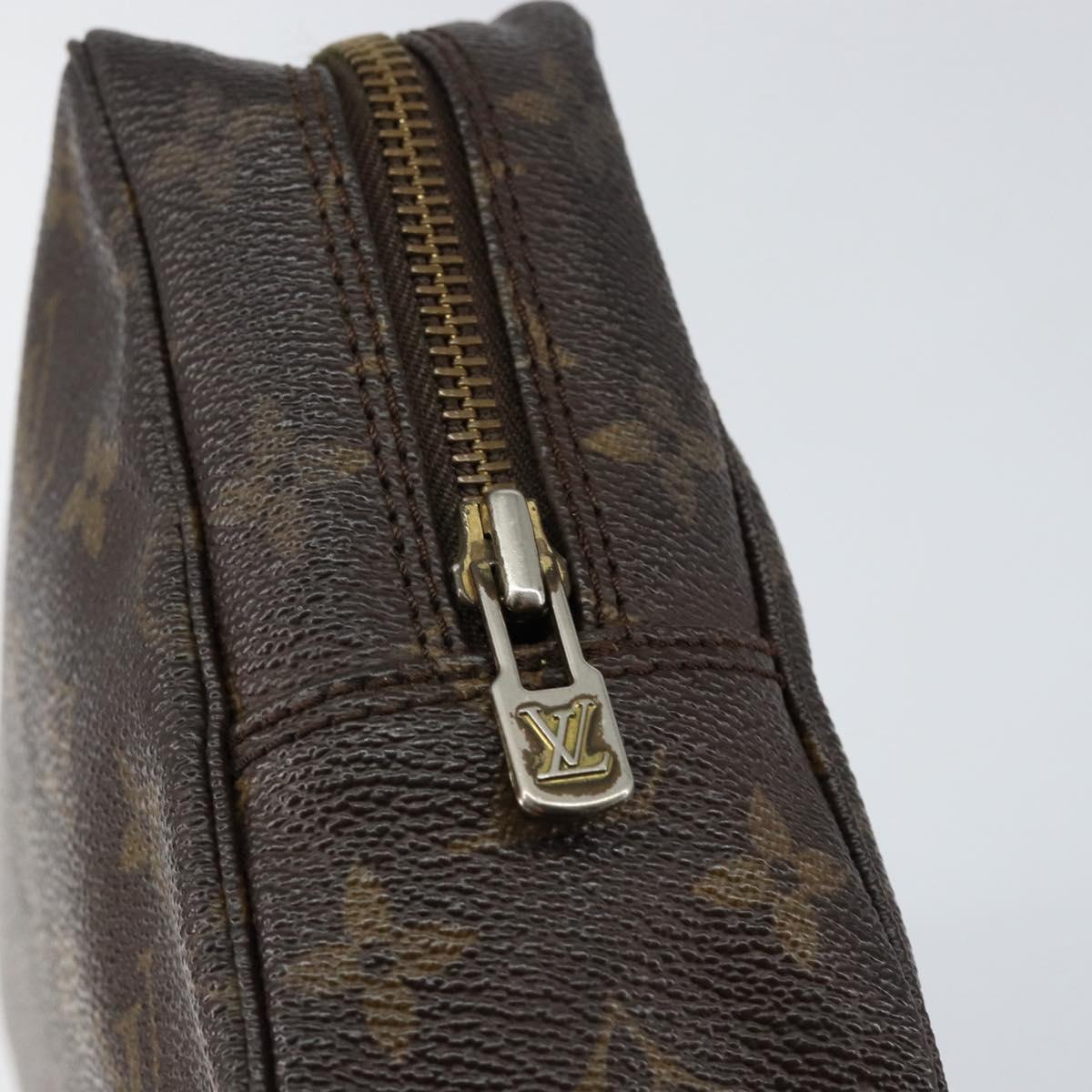 LOUIS VUITTON Monogram Trousse Toilette 23 Clutch Bag M47524 LV Auth ka236