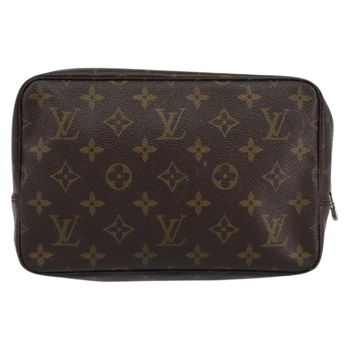 LOUIS VUITTON Monogram Trousse Toilette 23 Clutch Bag M47524 LV Auth ka236