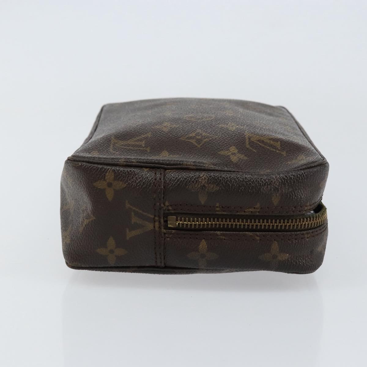 LOUIS VUITTON Monogram Trousse Toilette 23 Clutch Bag M47524 LV Auth ka236