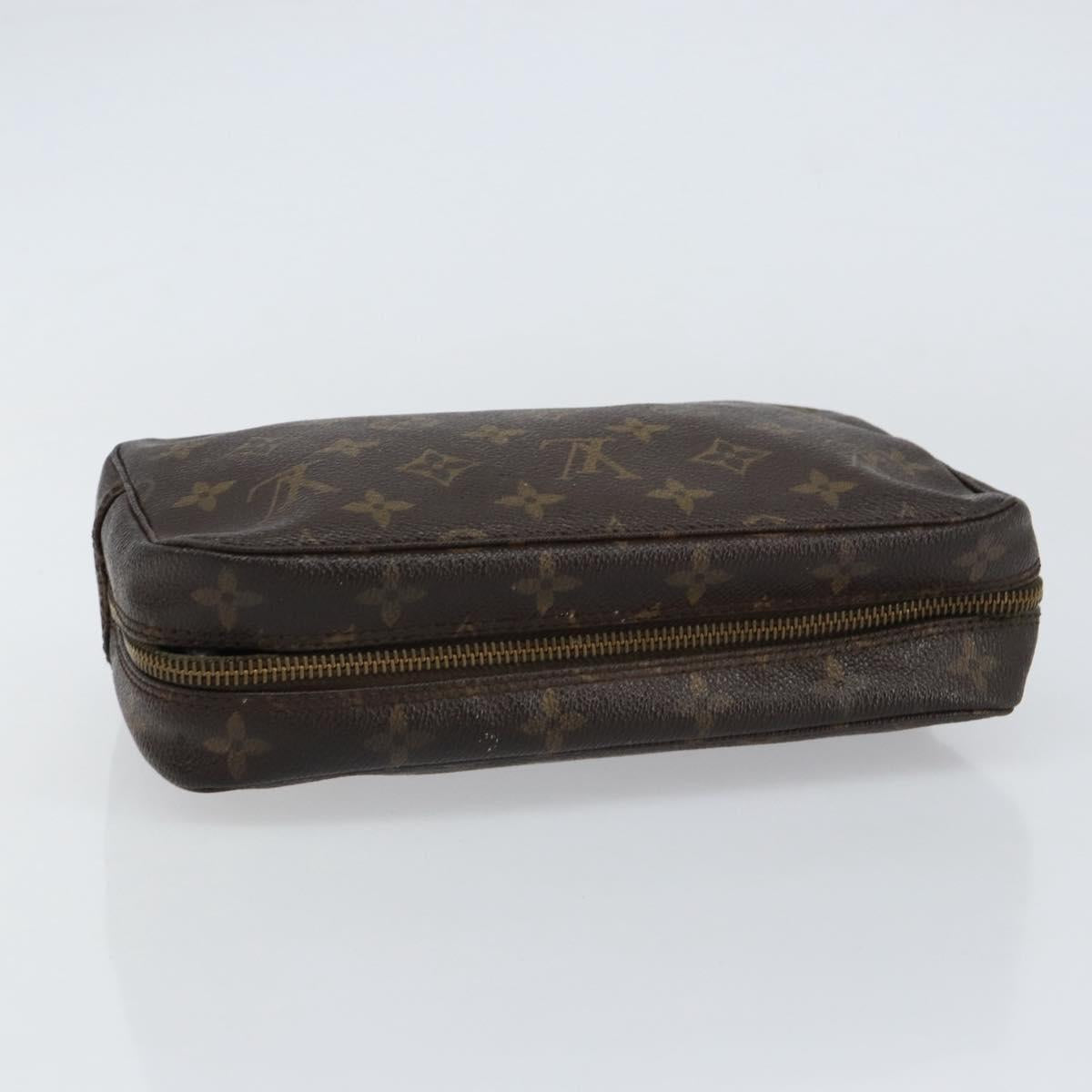 LOUIS VUITTON Monogram Trousse Toilette 23 Clutch Bag M47524 LV Auth ka236