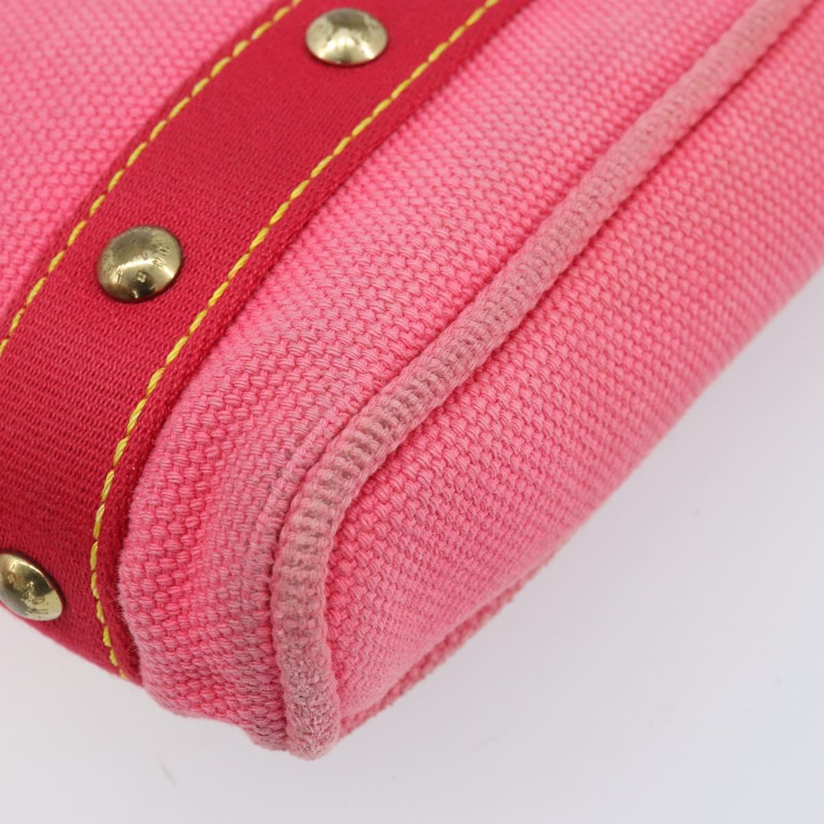 LOUIS VUITTON Antigua Cabas PM Hand Bag Rouge Pink M40088 LV Auth ka2366