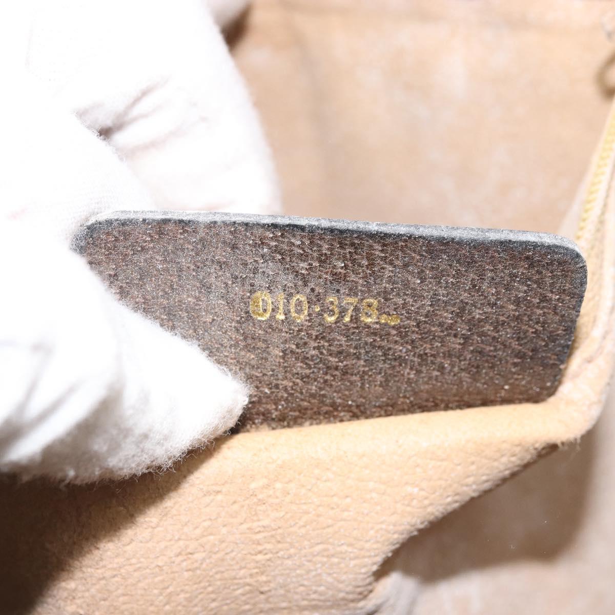 GUCCI GG Supreme Web Sherry Line Tote Bag PVC Beige Red 010 378 Auth ka2369
