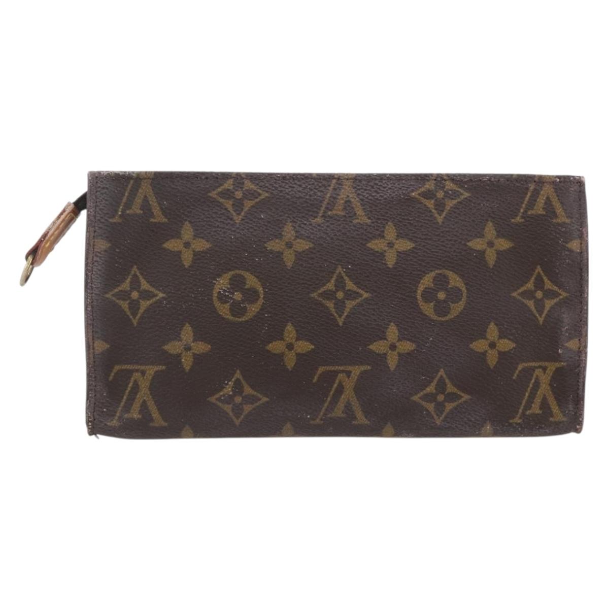 LOUIS VUITTON Monogram Bucket GM Accessory Pouch LV Auth ka237