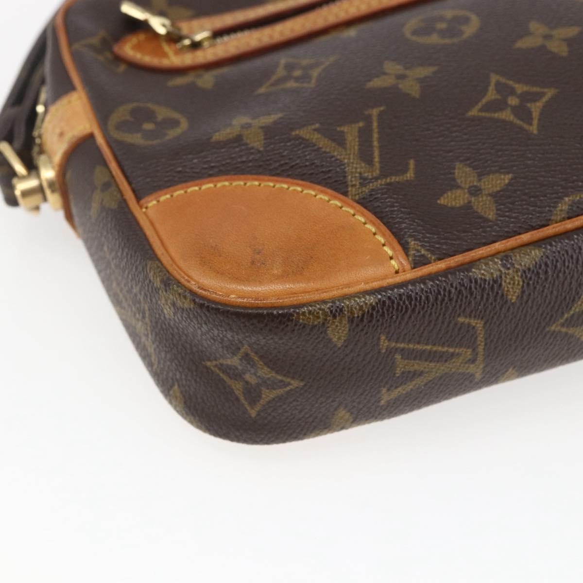 LOUIS VUITTON Monogram Marly Dragonne GM Clutch Bag M51825 LV Auth ka2370