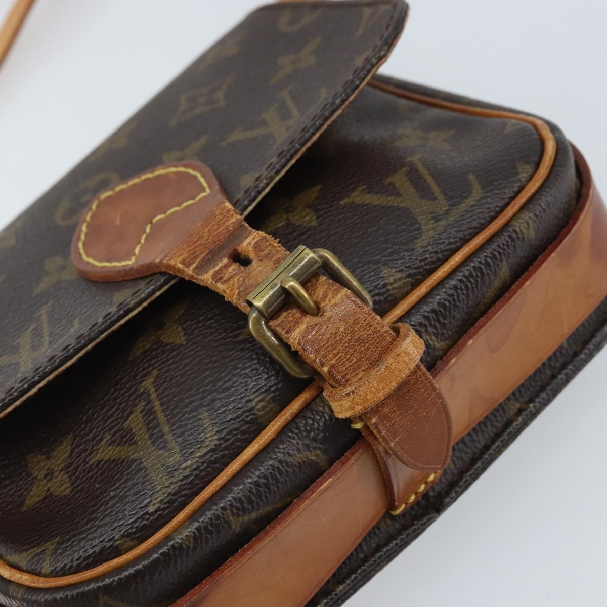 LOUIS VUITTON Monogram Cartouchiere PM Shoulder Bag M51254 LV Auth ka2377