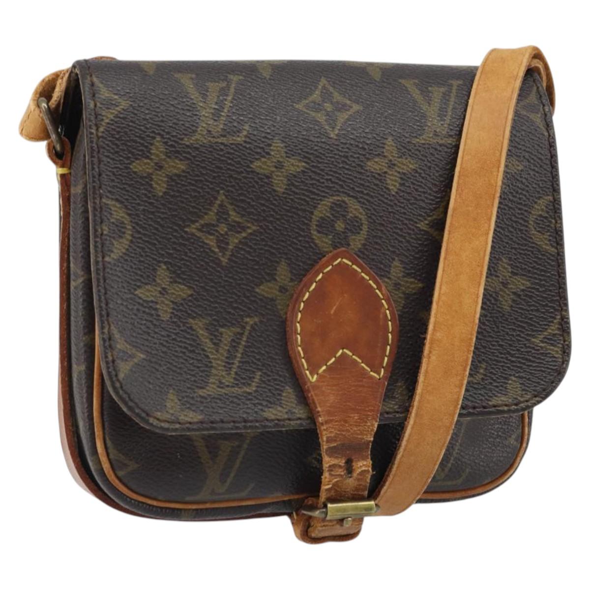 LOUIS VUITTON Monogram Cartouchiere PM Shoulder Bag M51254 LV Auth ka2377
