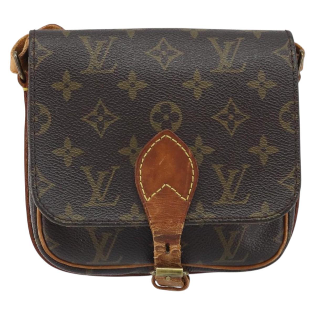 LOUIS VUITTON Monogram Cartouchiere PM Shoulder Bag M51254 LV Auth ka2377