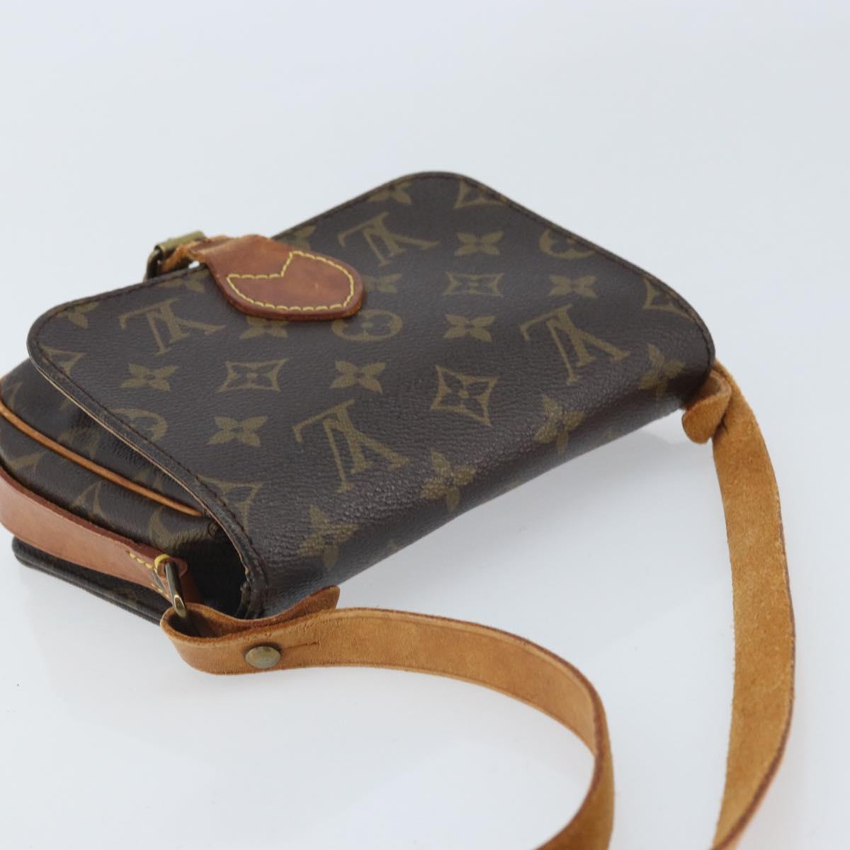 LOUIS VUITTON Monogram Cartouchiere PM Shoulder Bag M51254 LV Auth ka2377