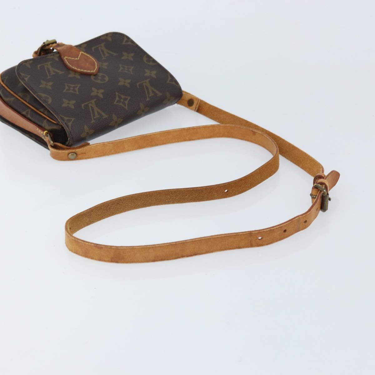 LOUIS VUITTON Monogram Cartouchiere PM Shoulder Bag M51254 LV Auth ka2377