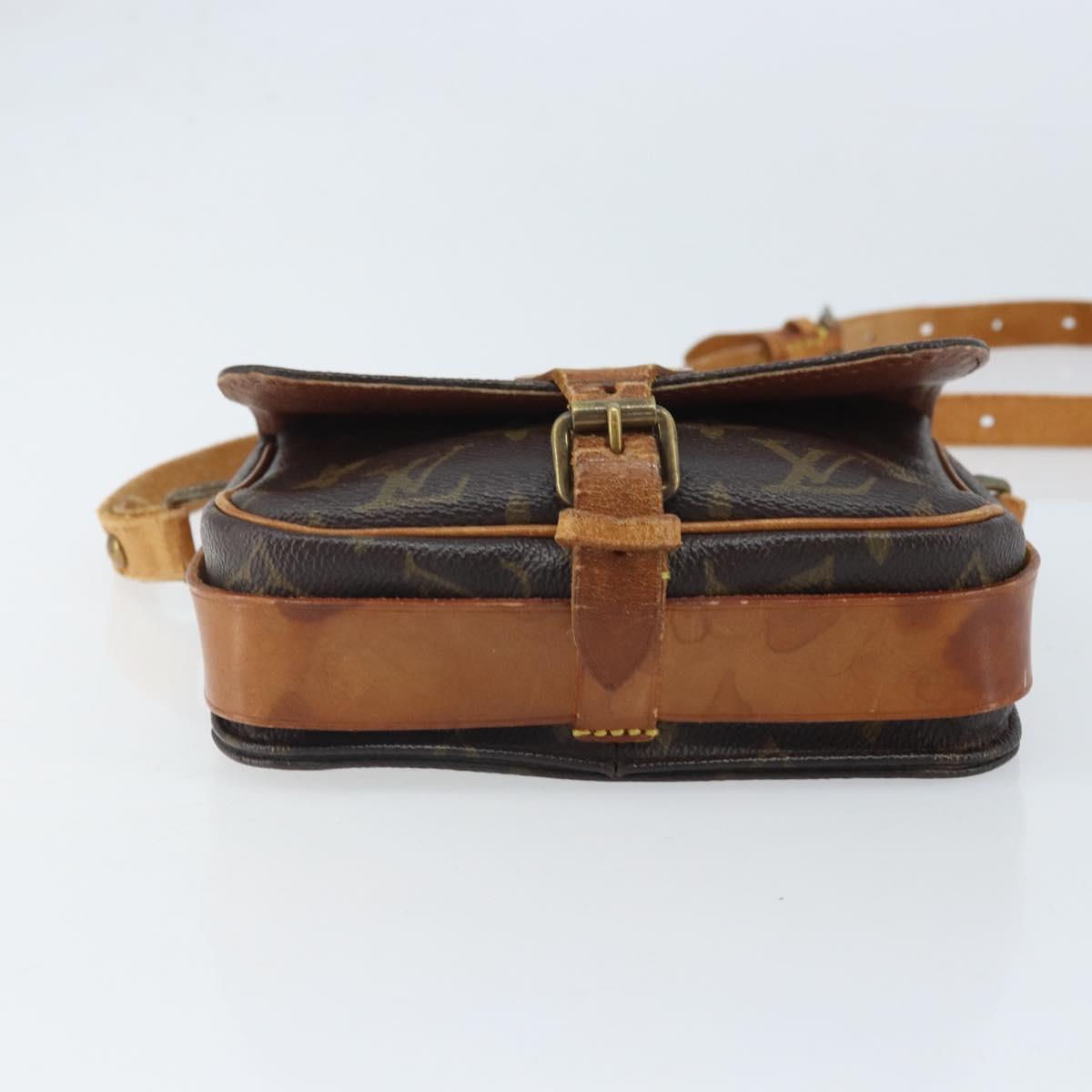 LOUIS VUITTON Monogram Cartouchiere PM Shoulder Bag M51254 LV Auth ka2377