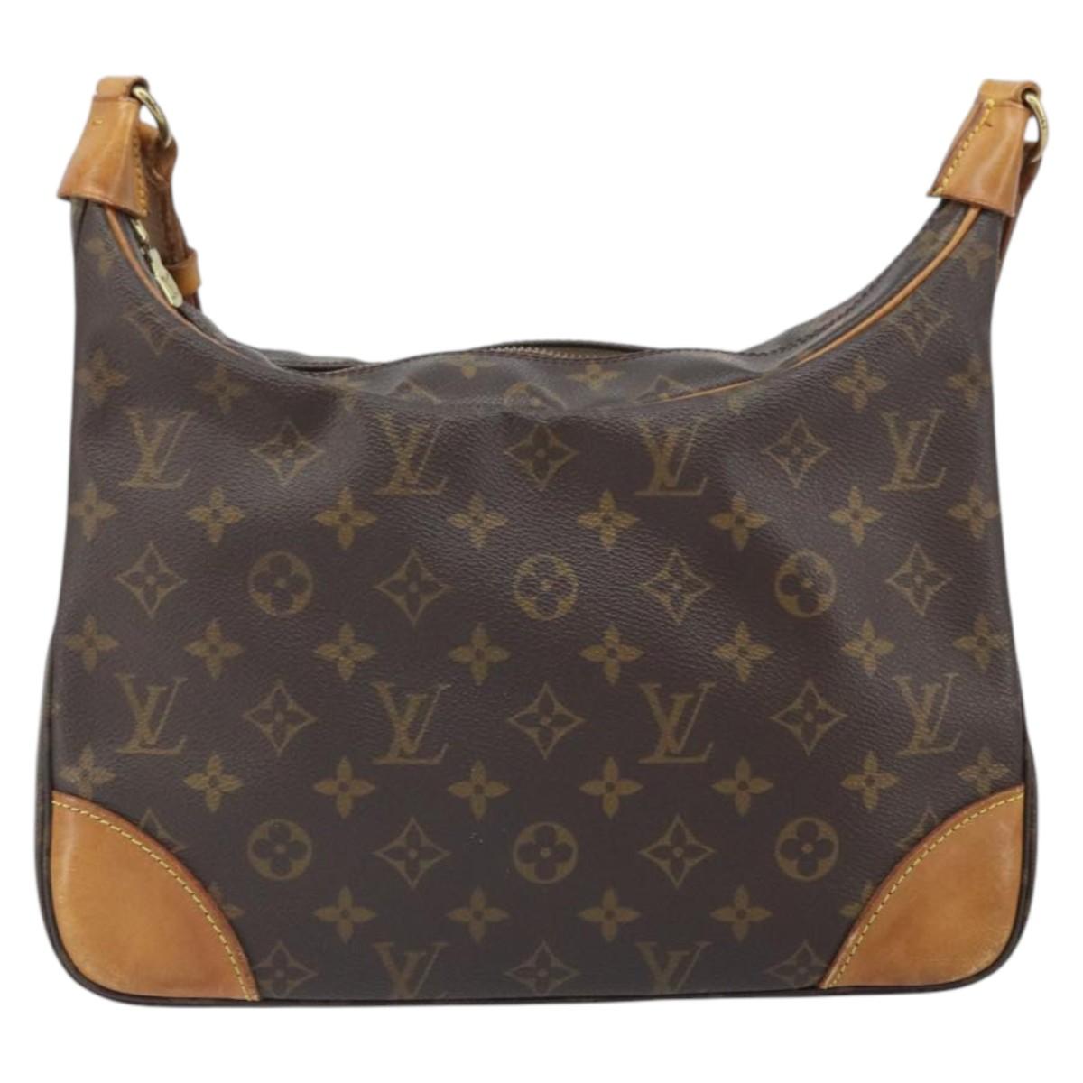 LOUIS VUITTON Monogram Boulogne 30 Shoulder Bag M51265 LV Auth ka2378