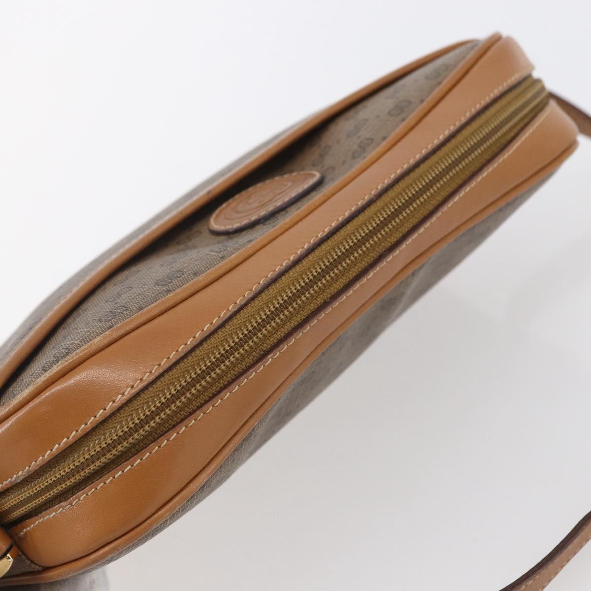 GUCCI Micro GG Supreme Shoulder Bag PVC Beige Gold 007 113 0095 Auth ka238