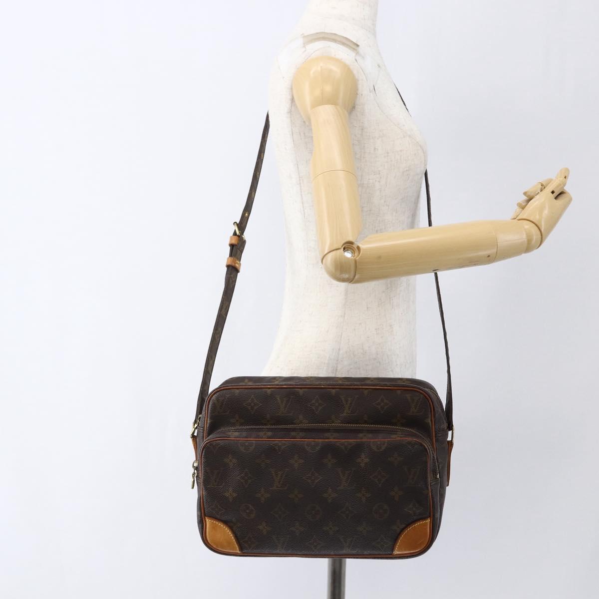 LOUIS VUITTON Monogram Nile Shoulder Bag M45244 LV Auth ka2387