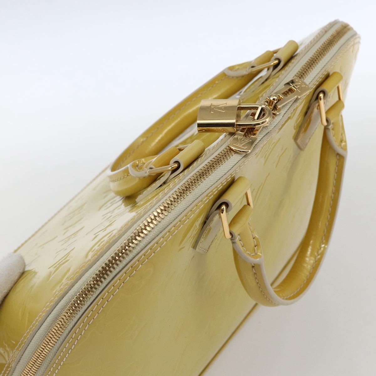 LOUIS VUITTON Monogram Vernis Alma PM Hand Bag Dunne M90170 LV Auth ka2396