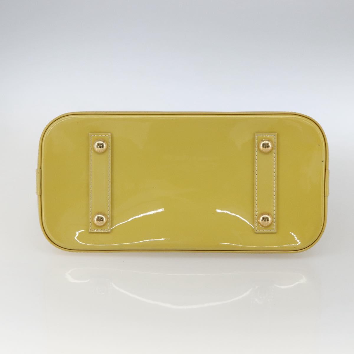 LOUIS VUITTON Monogram Vernis Alma PM Hand Bag Dunne M90170 LV Auth ka2396