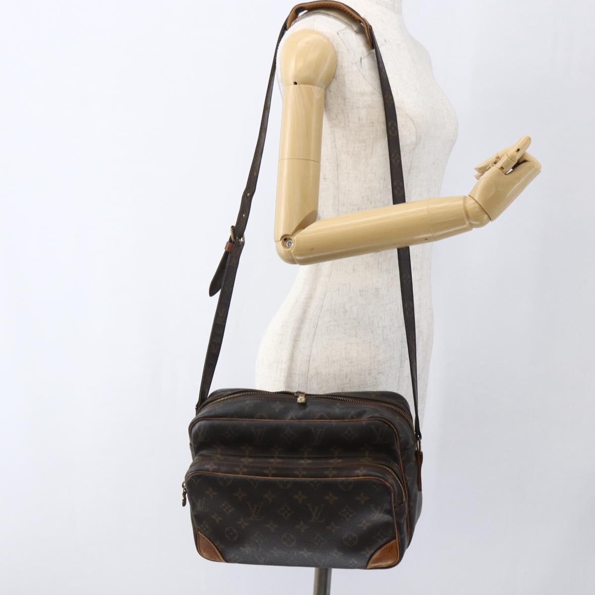 LOUIS VUITTON Monogram Nile Shoulder Bag M45244 LV Auth ka2399