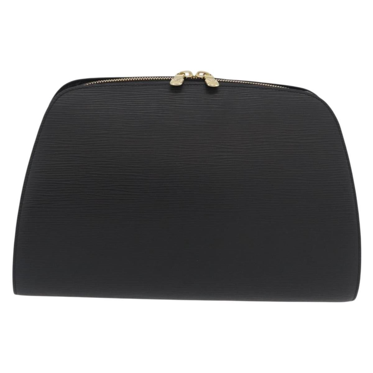 LOUIS VUITTON Epi Dauphine GM Cosmetic Pouch Black M48432 LV Auth ka2400