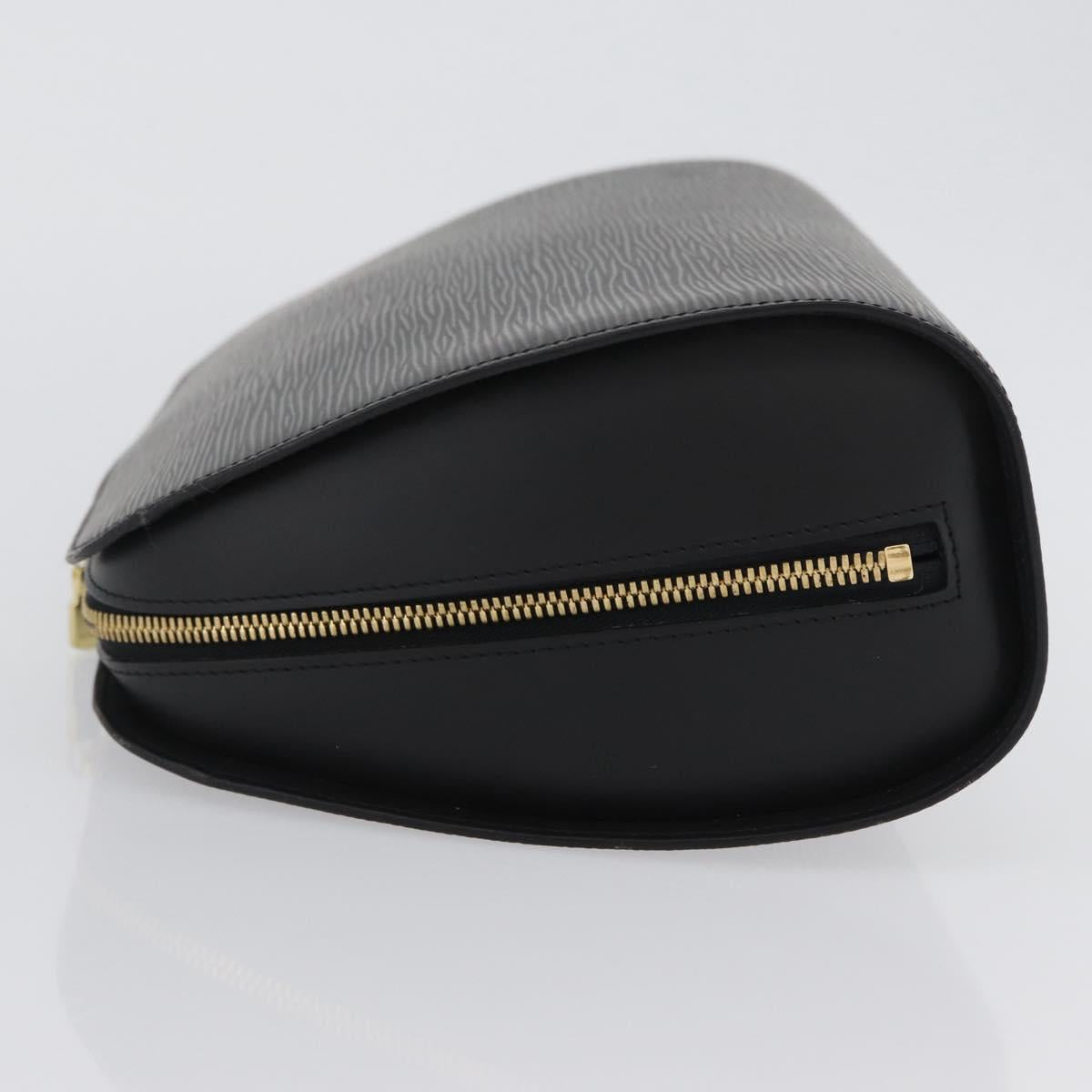 LOUIS VUITTON Epi Dauphine GM Cosmetic Pouch Black M48432 LV Auth ka2400