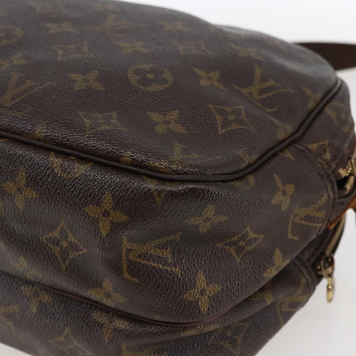 LOUIS VUITTON Monogram Reporter PM Shoulder Bag M45254 LV Auth ka2409