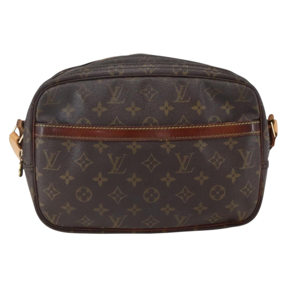 LOUIS VUITTON Monogram Reporter PM Shoulder Bag M45254 LV Auth ka2409