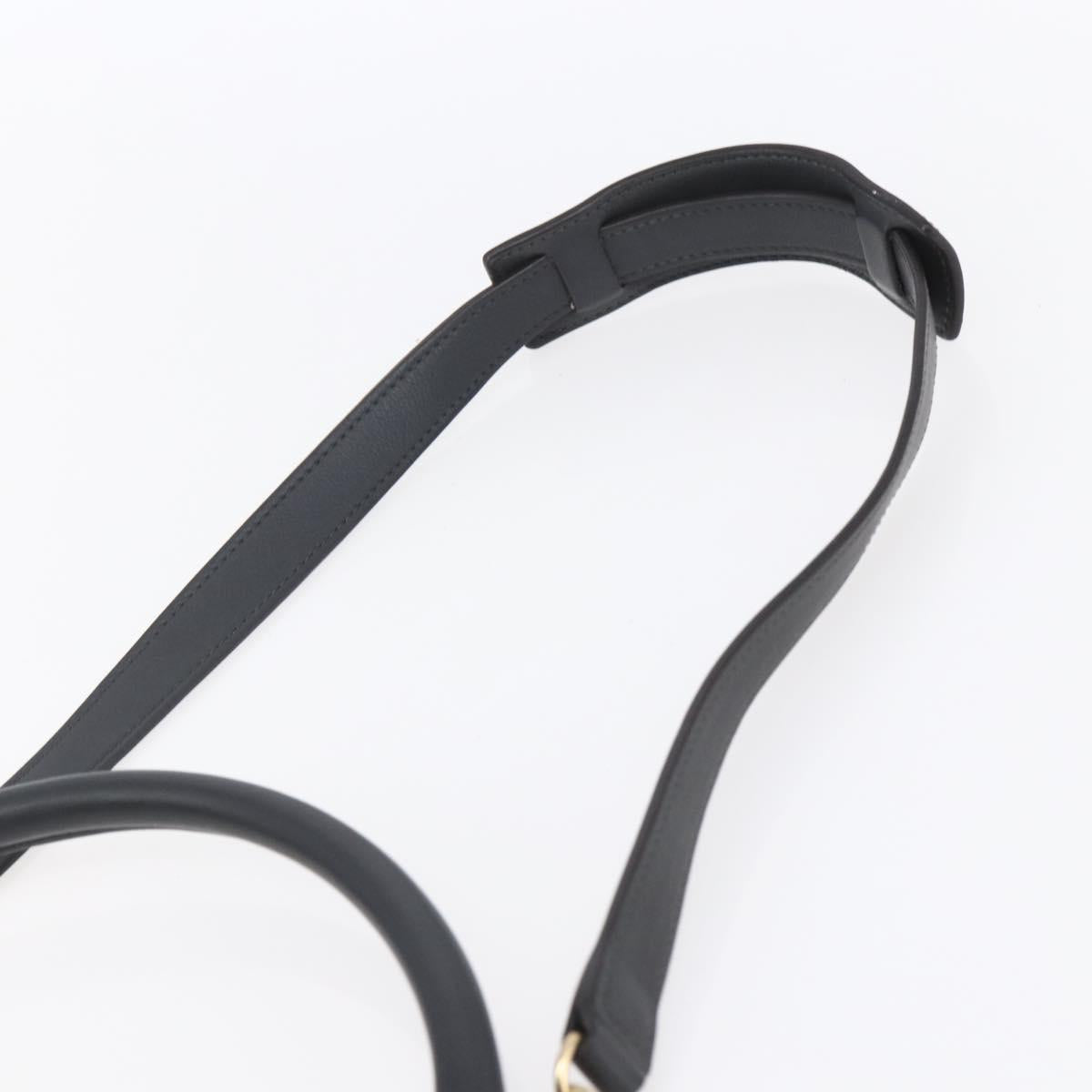 CELINE Trapeze Medium Hand Bag Leather 2way Red Green gold Auth ka241