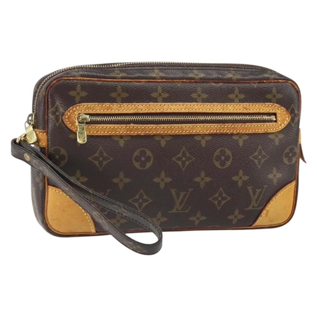 LOUIS VUITTON Monogram Marly Dragonne GM Clutch Bag M51825 LV Auth ka2411