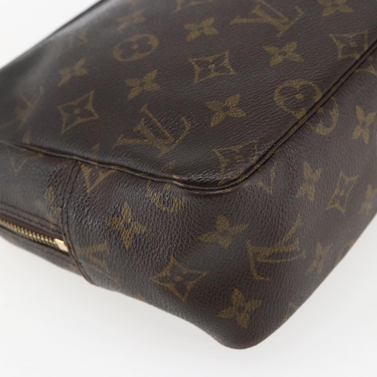 LOUIS VUITTON Monogram Trousse Toilette 28 Clutch Bag M47522 LV Auth ka2412