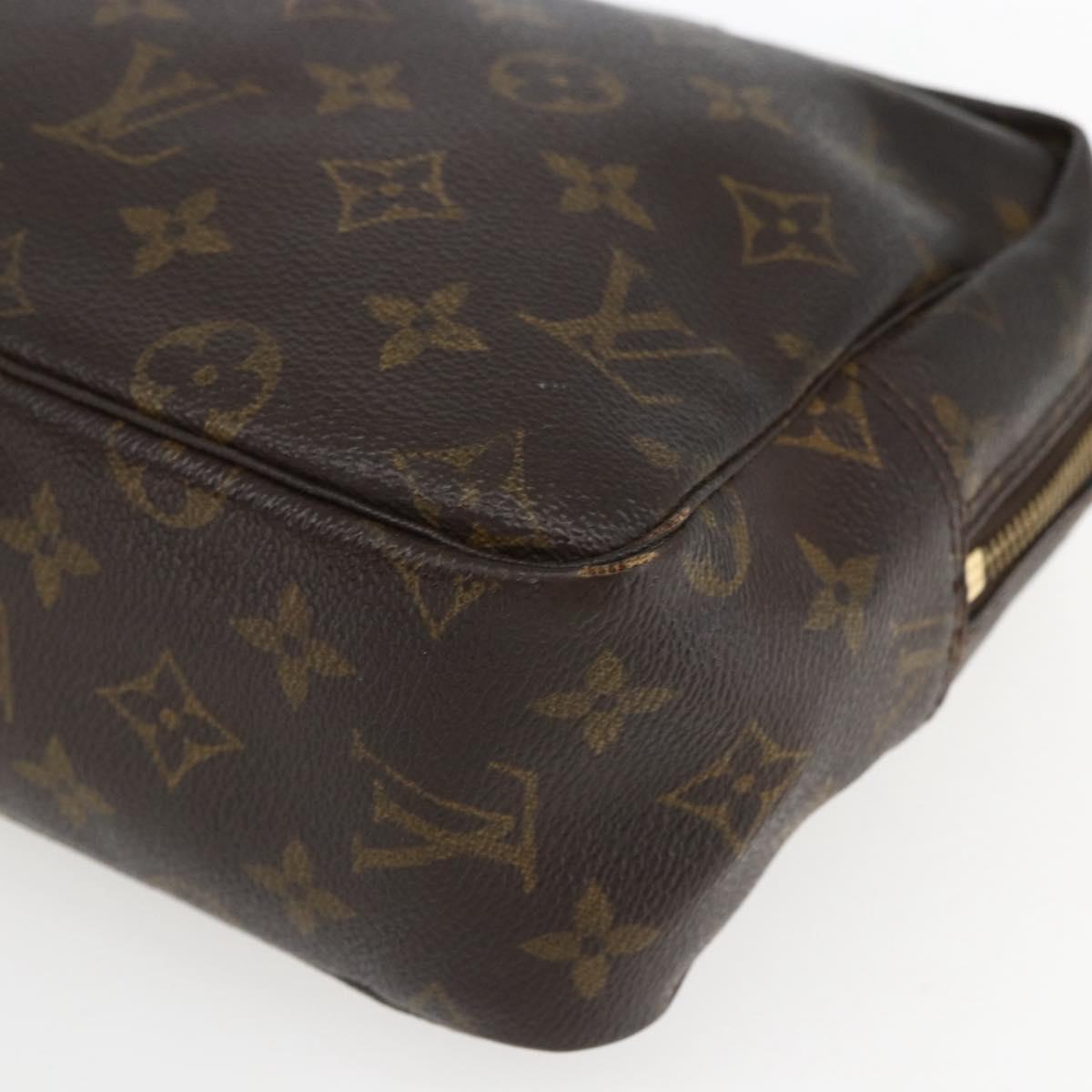 LOUIS VUITTON Monogram Trousse Toilette 28 Clutch Bag M47522 LV Auth ka2412