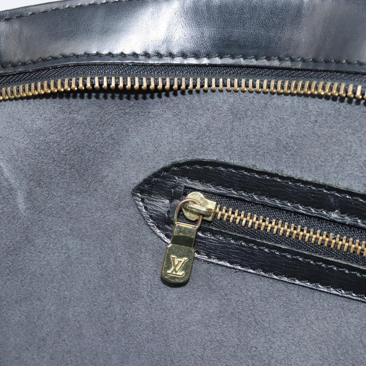 LOUIS VUITTON Epi Saint Jacques Shopping Shoulder Bag Black M52262 Auth ka2421