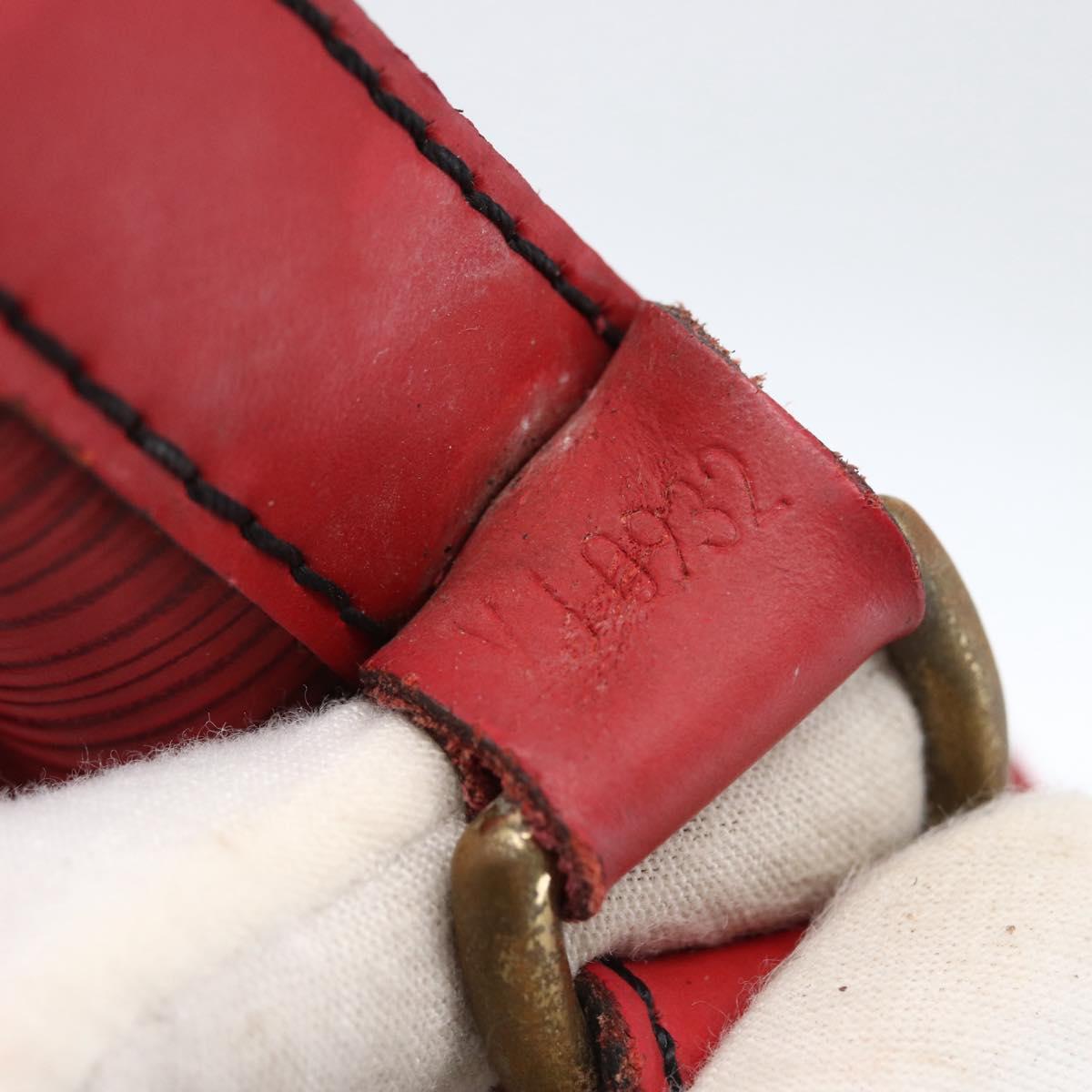 LOUIS VUITTON Epi Noe Shoulder Bag Red M44007 LV Auth ka2439