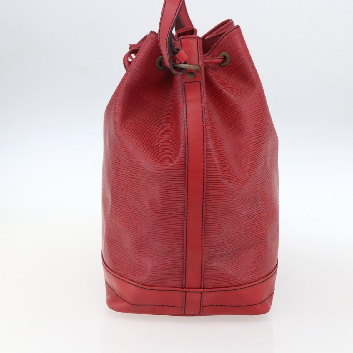 LOUIS VUITTON Epi Noe Shoulder Bag Red M44007 LV Auth ka2439