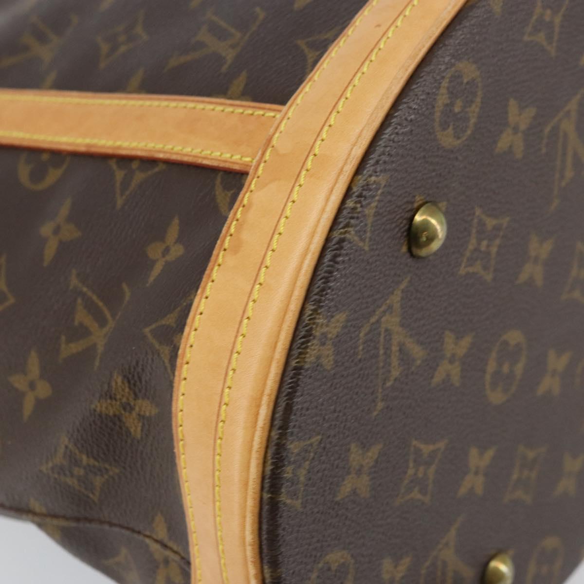 LOUIS VUITTON Monogram Bucket GM Shoulder Bag M42236 LV Auth ka2440