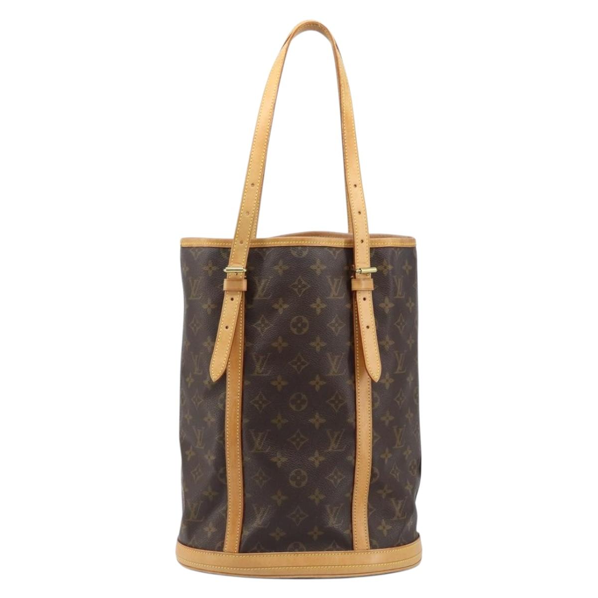LOUIS VUITTON Monogram Bucket GM Shoulder Bag M42236 LV Auth ka2440