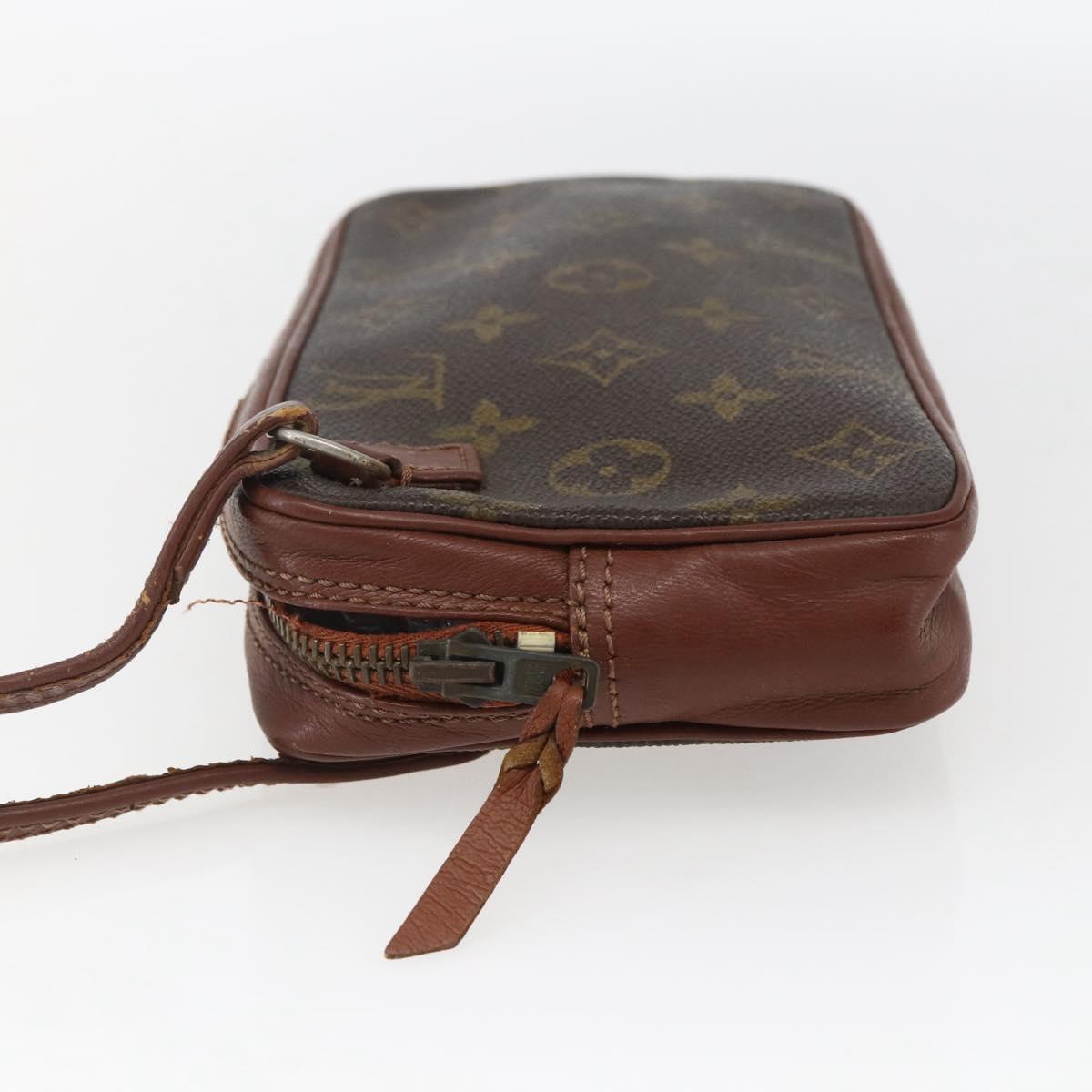 LOUIS VUITTON Monogram Pochette Sport PM Clutch Bag No.183 LV Auth ka2444