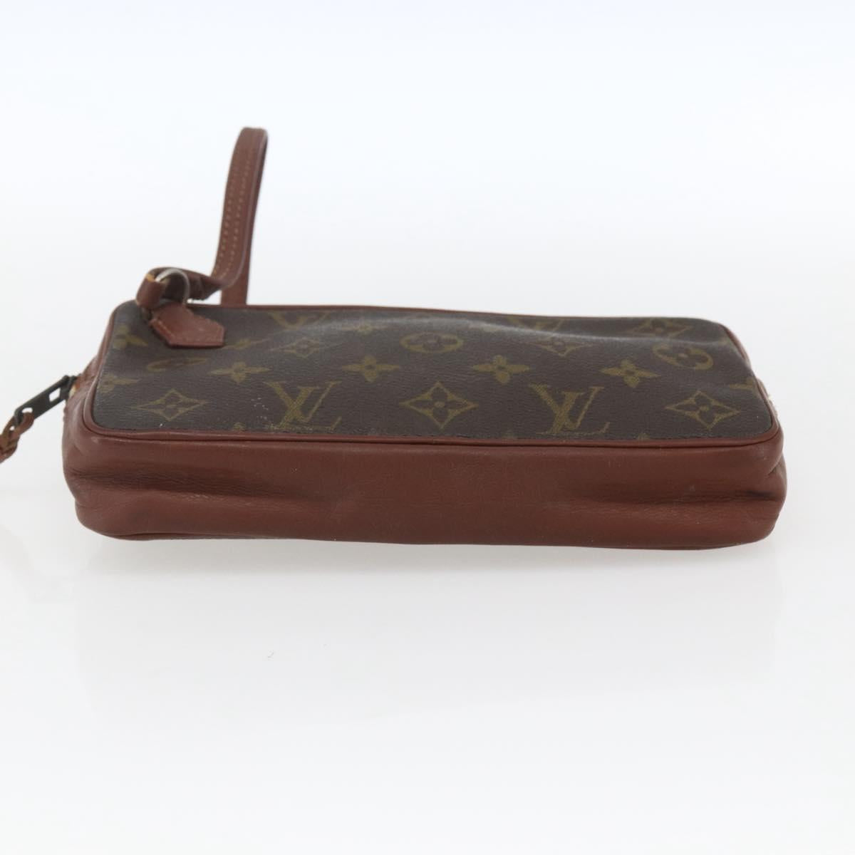 LOUIS VUITTON Monogram Pochette Sport PM Clutch Bag No.183 LV Auth ka2444
