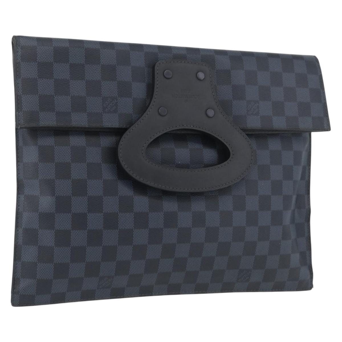 LOUIS VUITTON Damier Cobalt portfolio Clutch Bag N51101 LV Auth ka2451