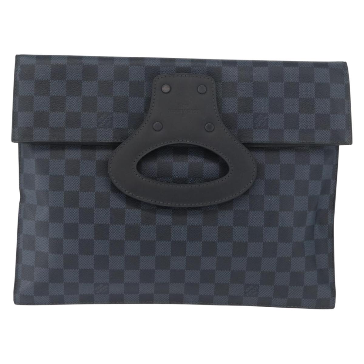 LOUIS VUITTON Damier Cobalt portfolio Clutch Bag N51101 LV Auth ka2451