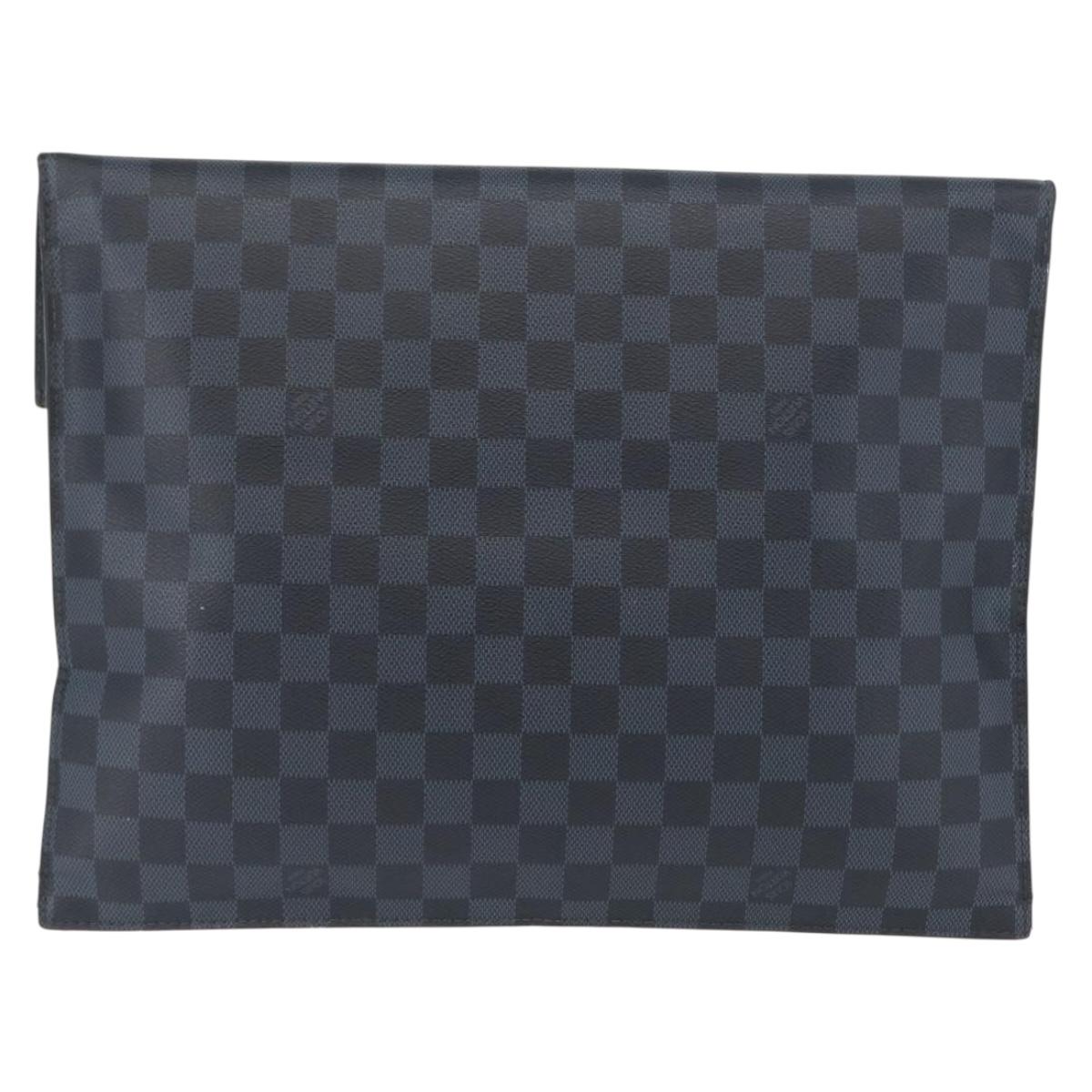 LOUIS VUITTON Damier Cobalt portfolio Clutch Bag N51101 LV Auth ka2451