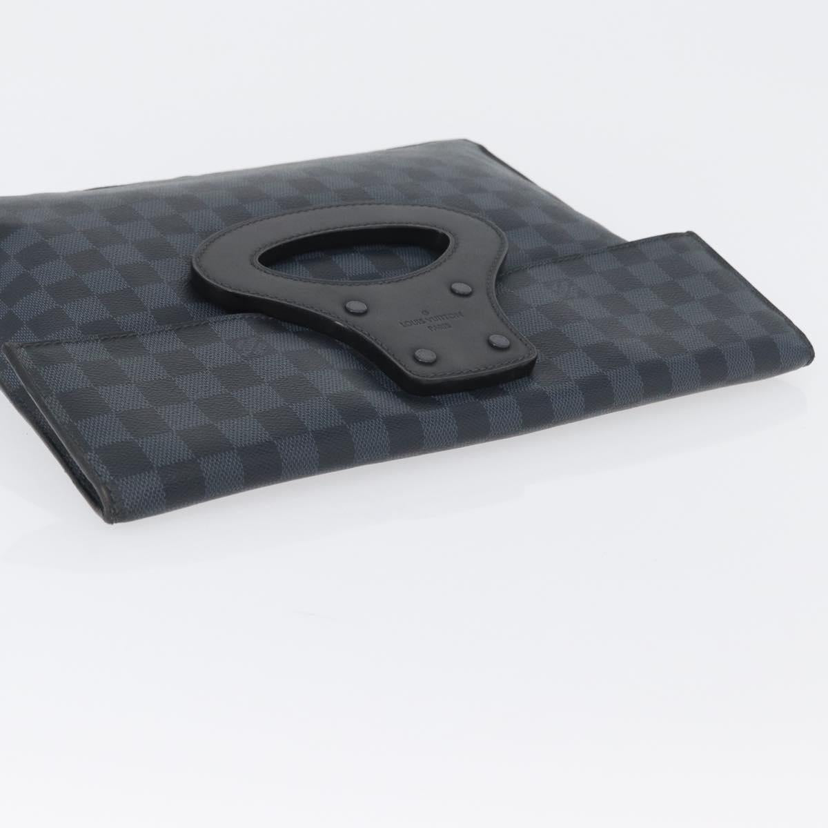 LOUIS VUITTON Damier Cobalt portfolio Clutch Bag N51101 LV Auth ka2451