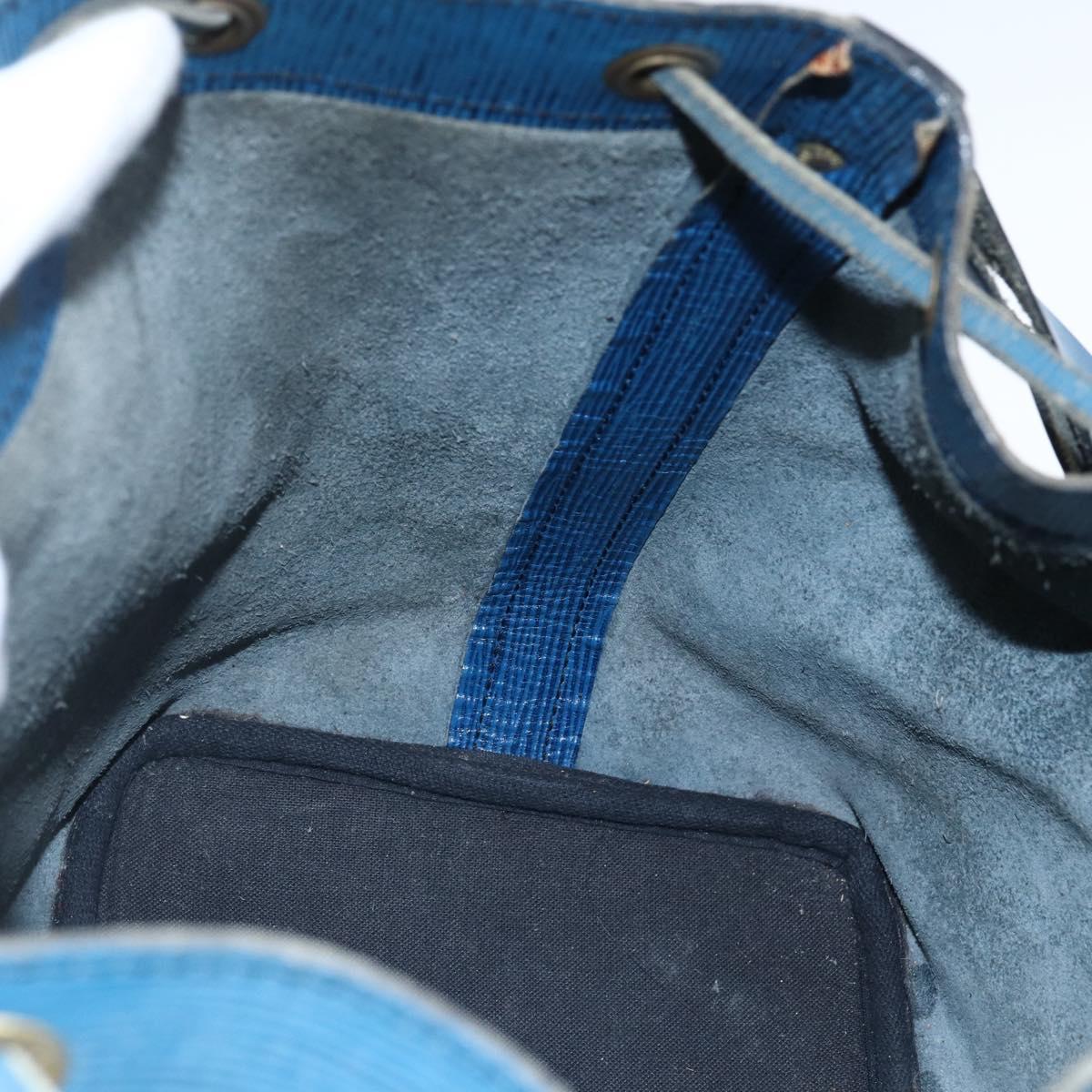 LOUIS VUITTON Epi Petit Noe Shoulder Bag Blue M44105 LV Auth ka2454