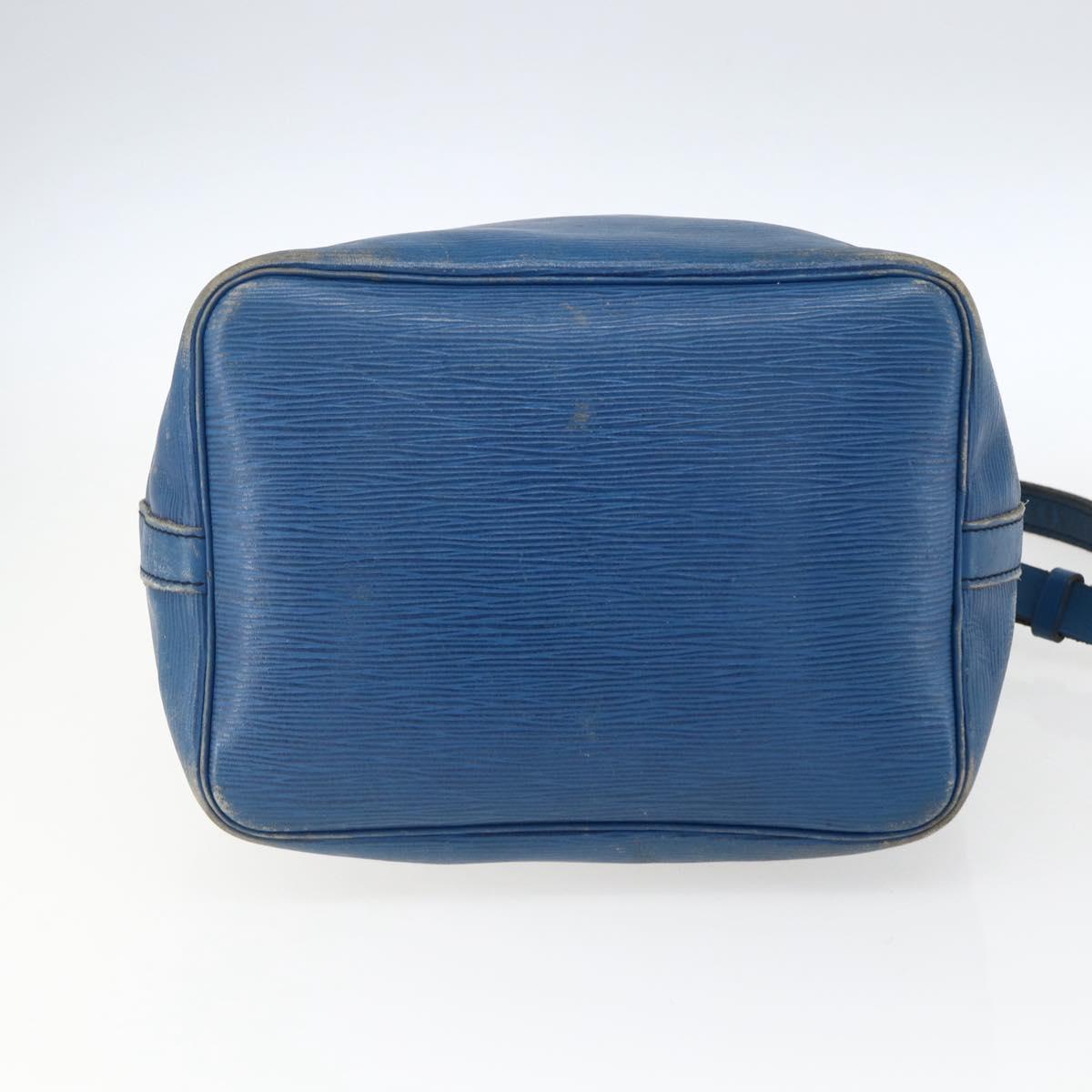 LOUIS VUITTON Epi Petit Noe Shoulder Bag Blue M44105 LV Auth ka2454