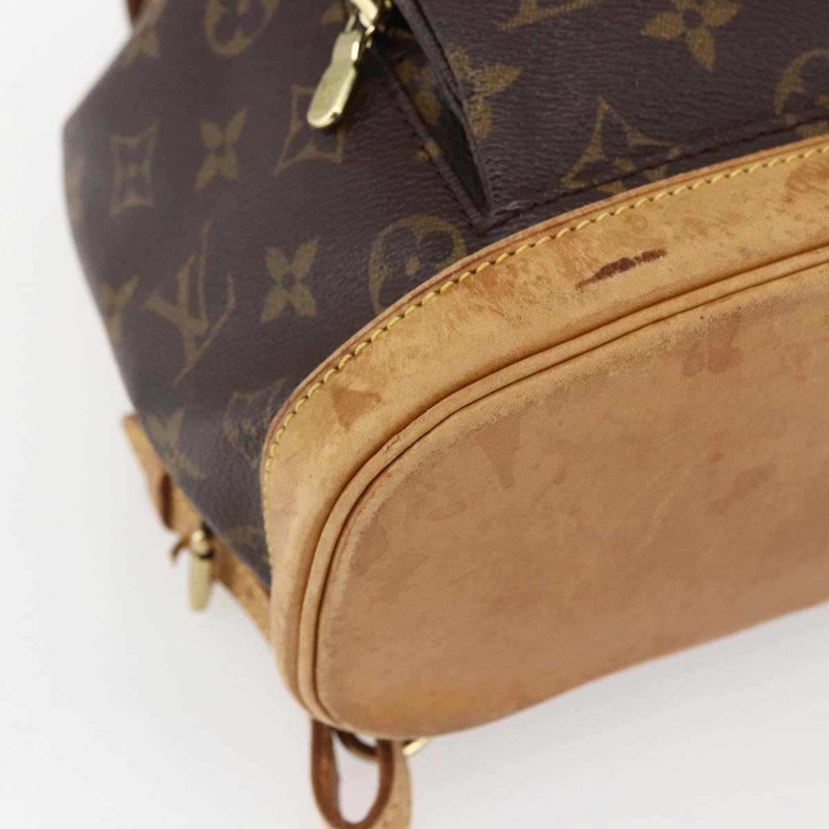 LOUIS VUITTON Monogram Montsouris PM Backpack M51137 LV Auth ka2457
